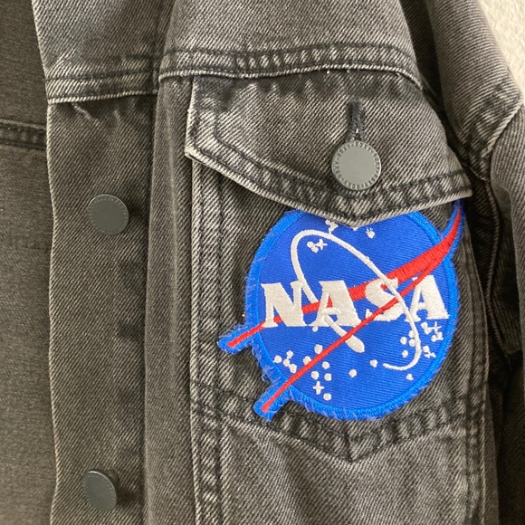 Custom Roxy x NASA Denim Jacket - Picture 3 of 5
